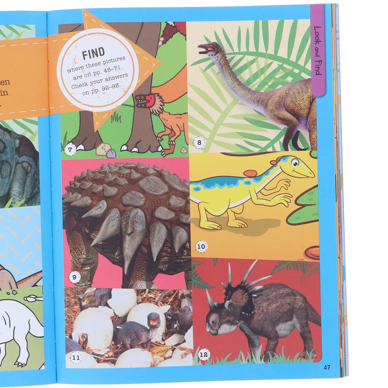 The Fact-Packed Activity Book: Dinosaurs by DK - Ages 5+ - Paperback 5-7 DK