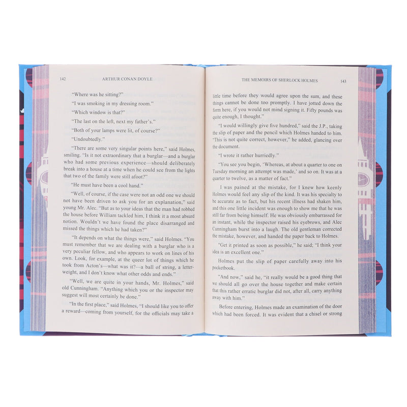 The Memoirs of Sherlock Holmes by Arthur Conan Doyle - Fiction- Hardback Fiction Wilco Books