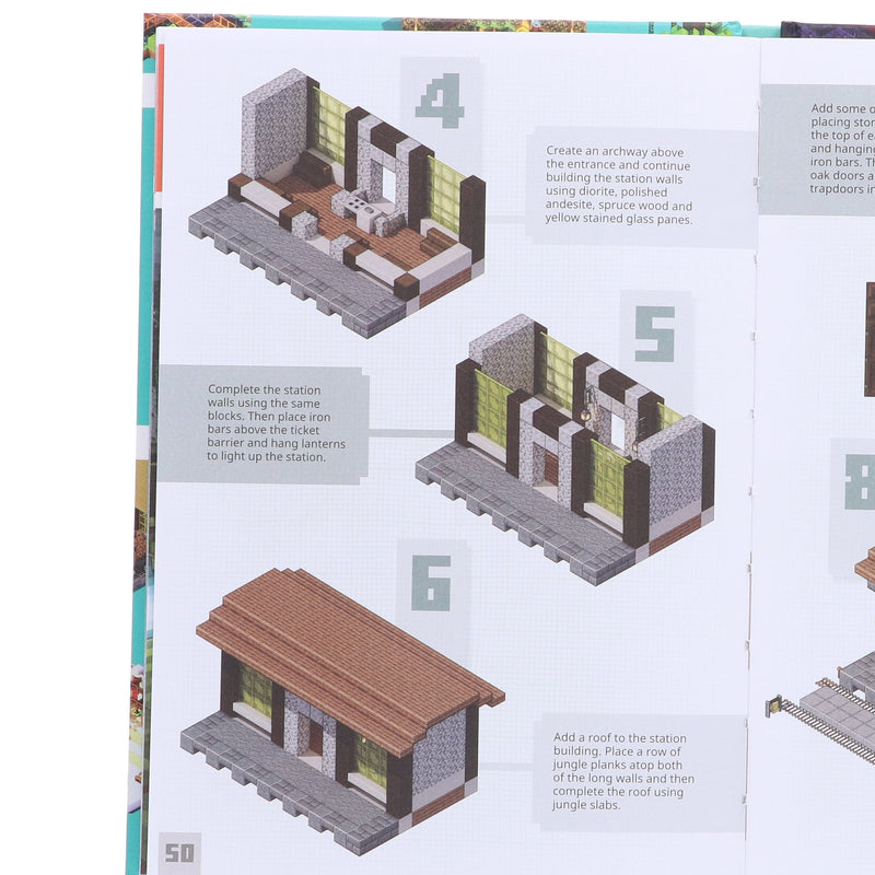 Minecraft Bite-Size Builds by Mojang AB 3 Books Collection Box Set - Ages 7+ - Hardback 7-9 HarperCollins Publishers