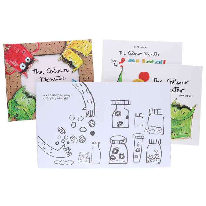 The Colour Monster by Anna Llenas: 4 Books Collection Set - Ages 2-4 - Paperback/Hardback 0-5 Bonnier Books Ltd