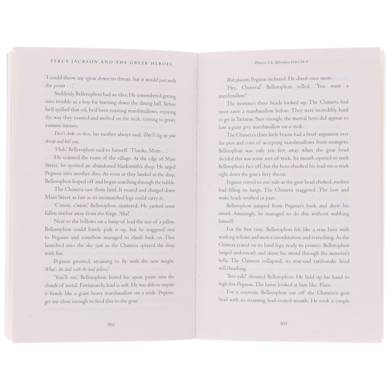 Percy Jackson and the Greek Gods & Heroes by Rick Riordan 2 Books Collection Set - Ages 9+ - Paperback 9-14 Penguin Random House