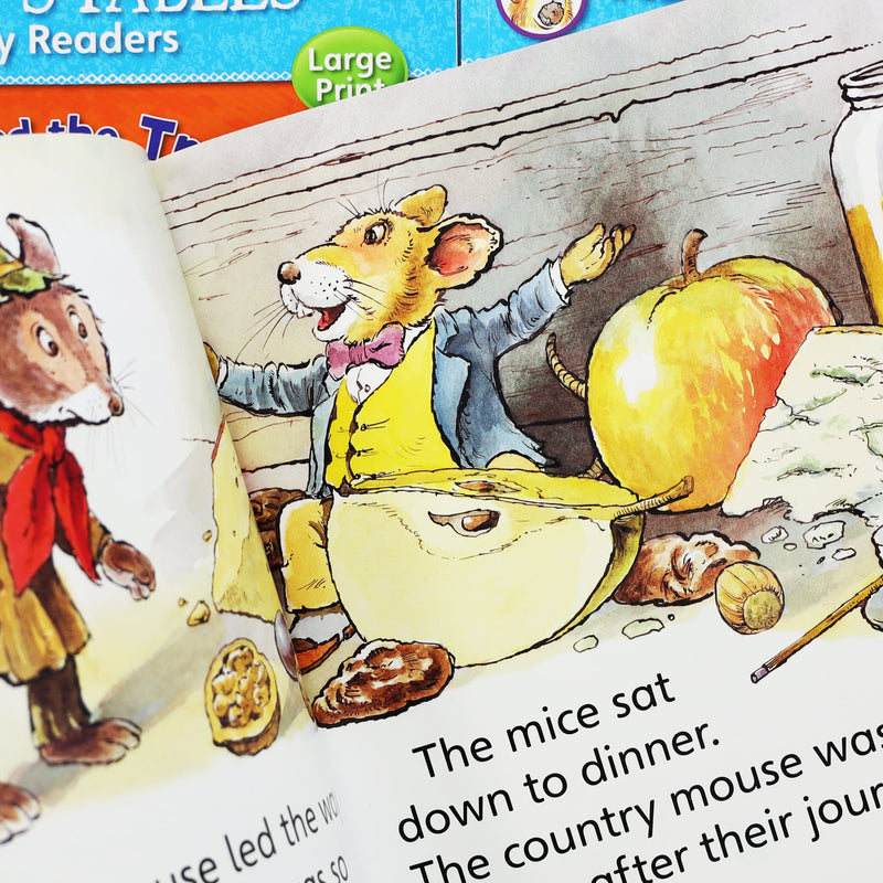 Aesop's Fables Easy Readers By Val Biro 6 Books Collection Set - Ages 4+ - Paperback 5-7 Award Publications Ltd