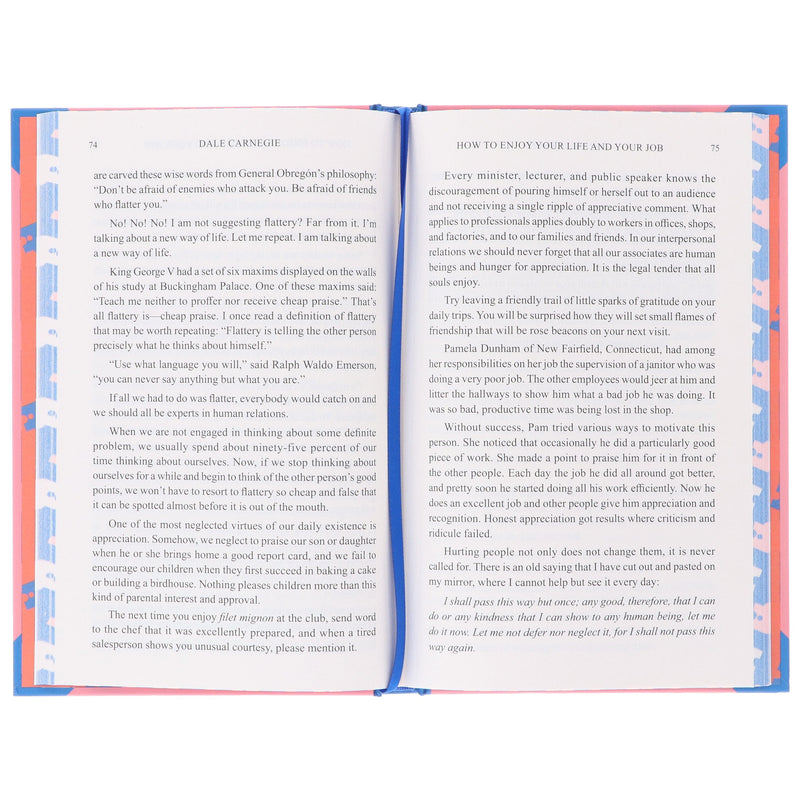 How to Enjoy Your Life and Your Job by Dale Carnegie - Non Fiction - Sprayed Edges Hardback Non-Fiction Wilco Books