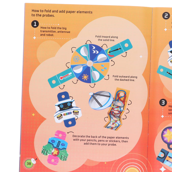 LEGO Books: Build and Stick: Space Activity Box (includes LEGO bricks, book and over 250 stickers) - Ages 7-9 – Hardback 7-9 Buster Books