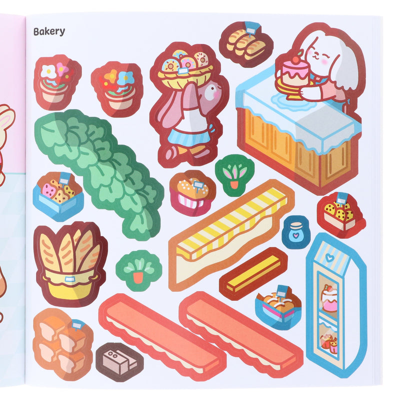 Cute & Cosy Sticker Rooms by Harry Alexander & Anna Guillet 3 Activity Books Set - Ages 6+ - Paperback 7-9 Buster Books
