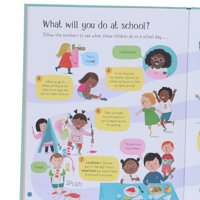 Usborne: All About Starting School by Felicity Brooks & Mar Ferrero - Non Fiction - Hardback 3-5 Usborne Publishing Ltd