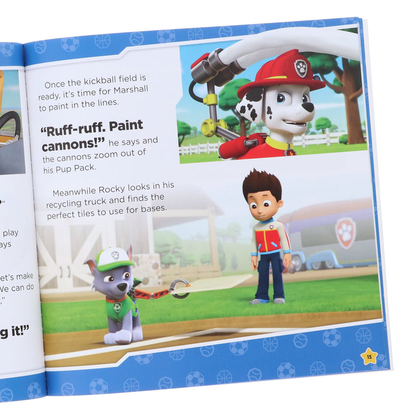 PUPS SAVE THE GAMES! - Paw Patrol Picture Story Book - Ages 3-5 - Paperback 3-5 HarperCollins Publishers