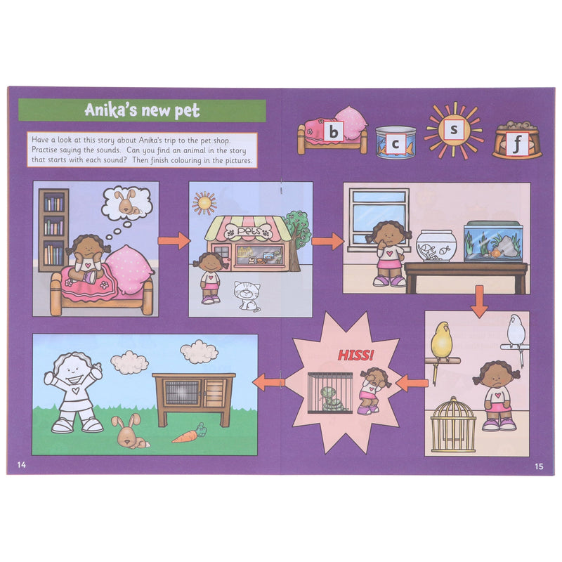 CGP Preschool Activity Book Bundle 6 Books Collection Set - Ages 3-4 - Paperback 3-5 Coordination Group Publications Ltd (CGP)