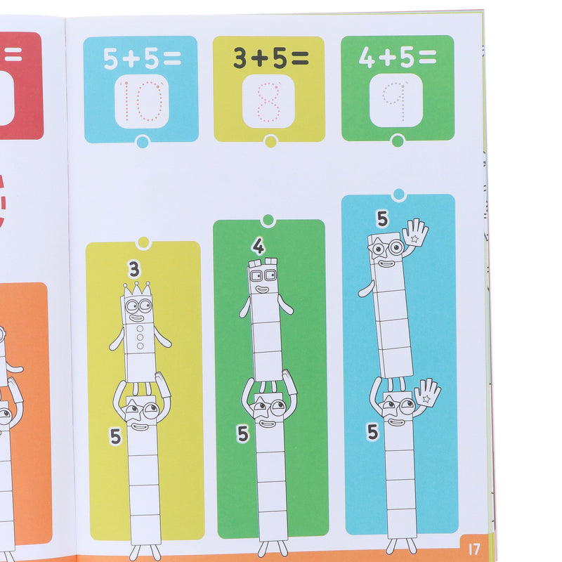 Numberblocks Colouring Fun & Sticker Activity Book Collection 3 Books Set - Ages 3+ - Paperback 0-5 Sweet Cherry Publishing