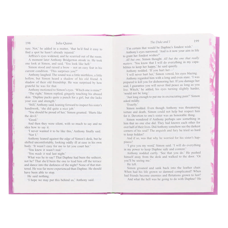 Bridgertons Series by Julia Quinn 3 Books Collector's Edition Set - Fiction - Sprayed Edges Hardback Fiction Hachette