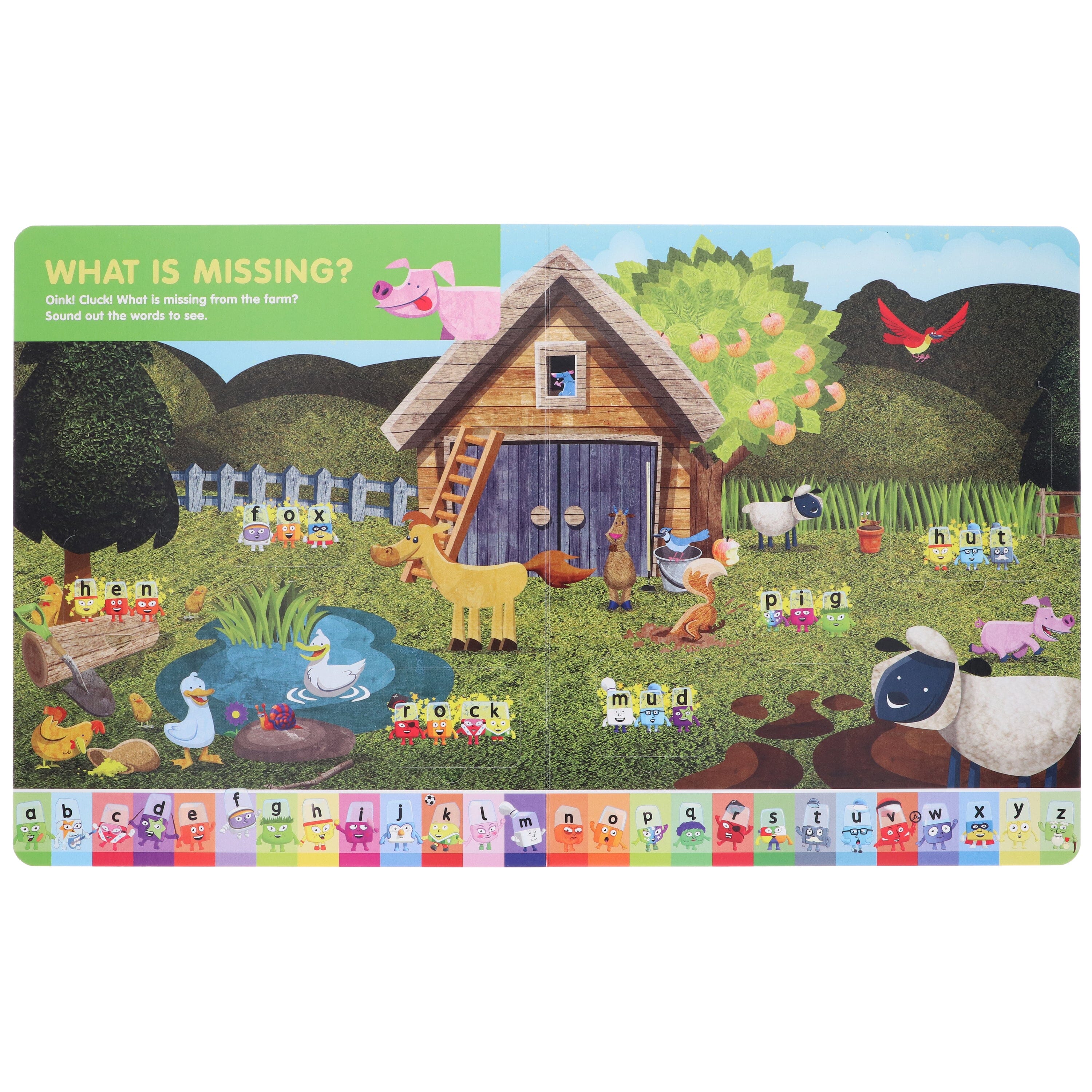Numberblocks And Alphablocks Lift-The-Flap 6 Books Collection Set