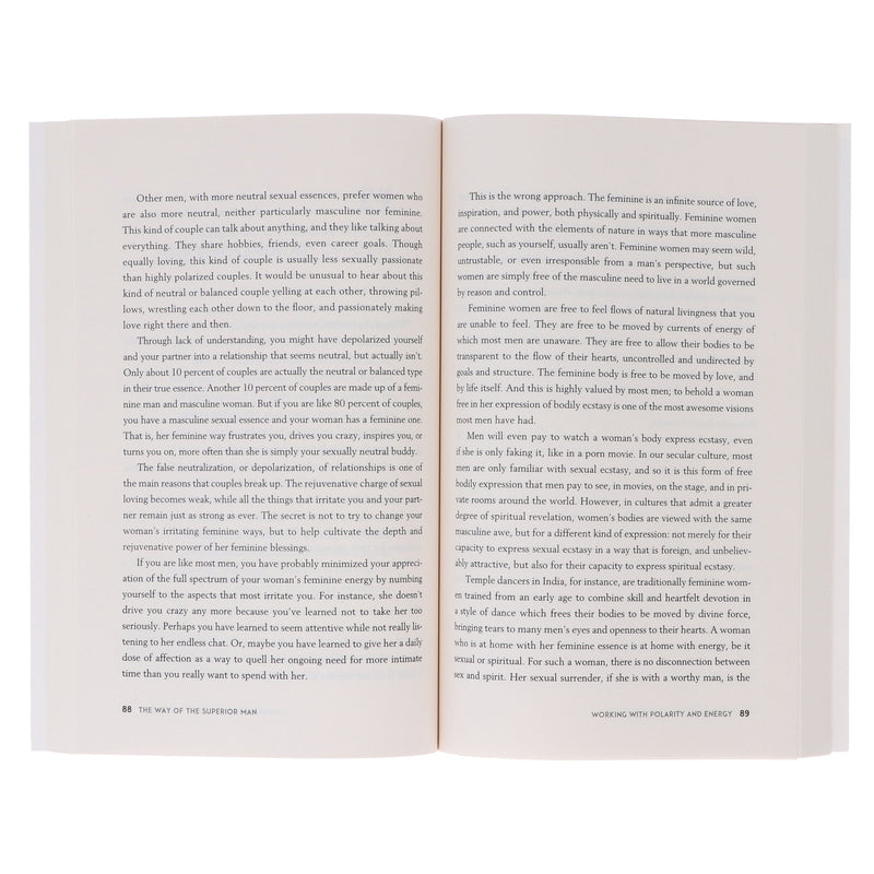 The Way of the Superior Man By David Deida (20th Anniversary Edition) - Non Fiction - Paperback Non-Fiction Sounds True Inc