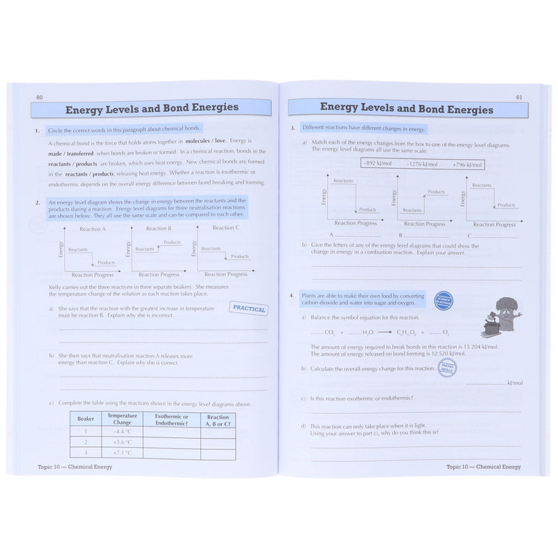 CGP KS3 (Year 9) Targeted Workbook Bundle (Includes Answers) 4 Books Collection Set - Paperback 9-14 Coordination Group Publications Ltd (CGP)