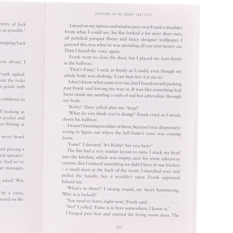 Everyone in the Group Chat Dies by L.M. Chilton - Fiction - Paperback Fiction Bloomsbury Publishing