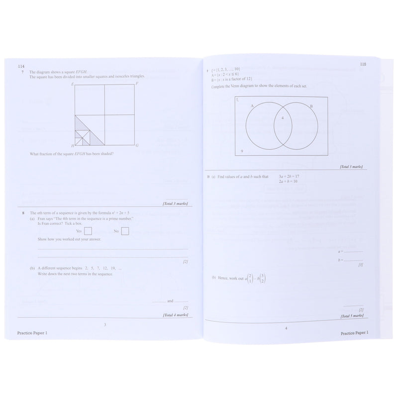 CGP GCSE Maths Edexcel Exam Revision Guide: Higher Level (Includes Online Edition, Videos & Quizzes) 3 Books Set - Paperback Young Adult Coordination Group Publications Ltd (CGP)