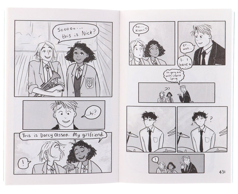 Heartstopper by Alice Oseman: Volumes 1-5 Collection Set - Ages 13+ - Paperback Graphic Novels Hodder Children’s Books