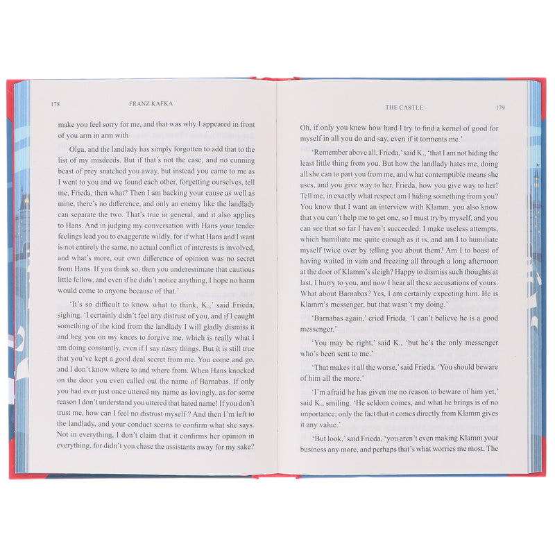 The Castle By Franz Kafka - Fiction - Sprayed Edges Hardback
