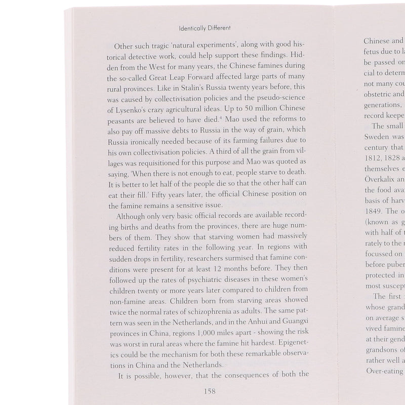 The Diet Myth & Identically Different: by Professor Tim Spector 2 Books Collection Set - Non Fiction - Paperback Non-Fiction Hachette