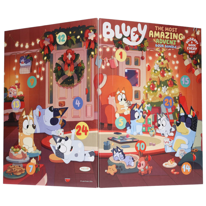 Bluey: The Most Amazing Advent Calendar Book Bundle - Ages 3-6 - Paperback 3-5 Penguin Random House