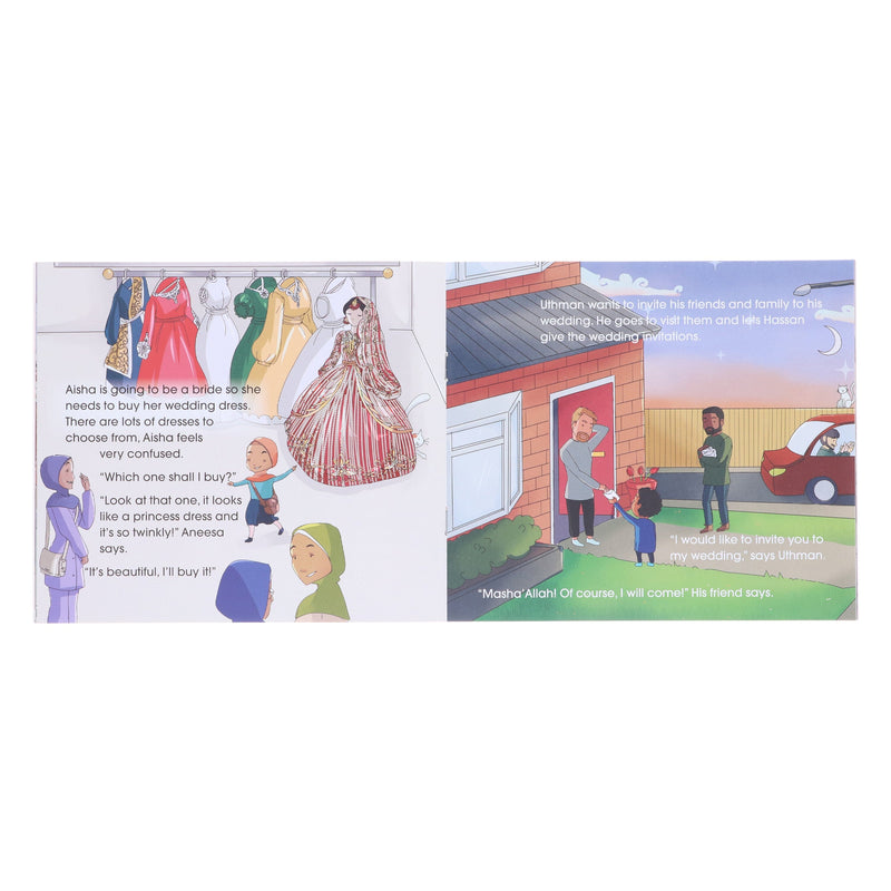 Hassan and Aneesa Children Islamic 5 Books Collection Set By Yasmeen Rahim - Ages 2-7 - Paperback 0-5 Kube Publishing