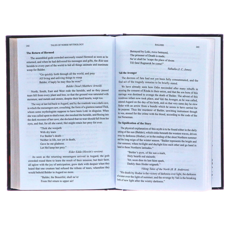 Tales of North Mythology By Helen A. Guerber - Fiction - Leather Bound Fiction Wilco Books