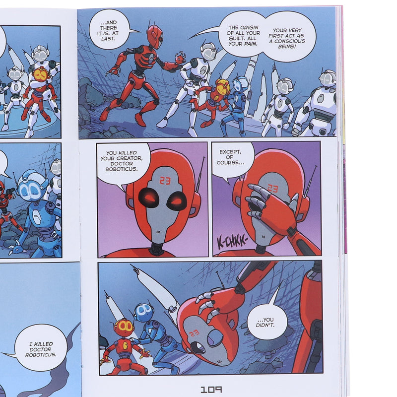 Mega Robo Bros Series by Neill Cameron Graphic Novels 8 Books Collection Set - Ages 9-12 - Paperback Graphic Novels David Fickling Books ltd