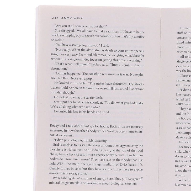 Andy Weir Collection (The Martian, Artemis & Project Hail Mary) 3 Books Set - Fiction - Paperback Fiction Penguin