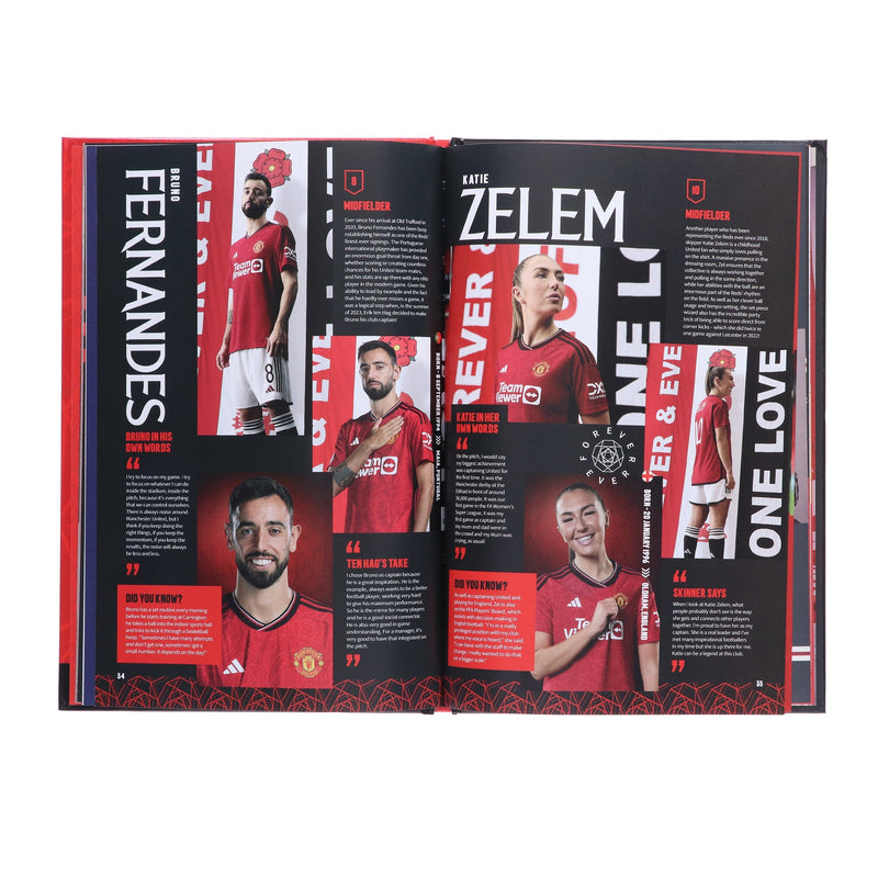 Official Manchester United Annual 2024 By Steve Bartram - Non Fiction - Hardback Non-Fiction Grange Communications Ltd