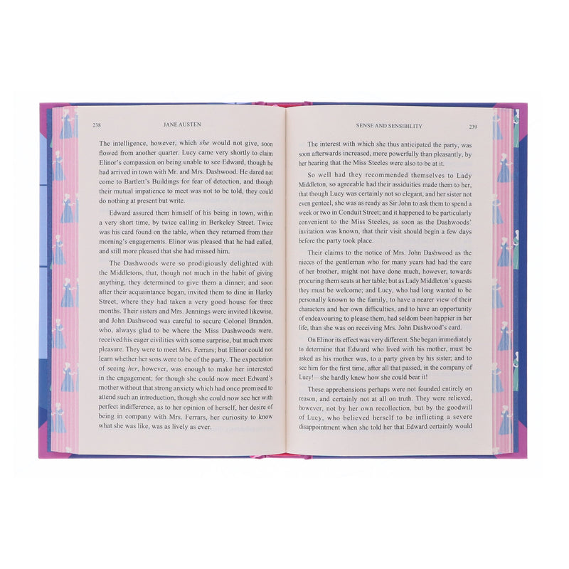Sense And Sensibility By Jane Austen - Fiction - Sprayed Edges Hardback Fiction Wilco Books