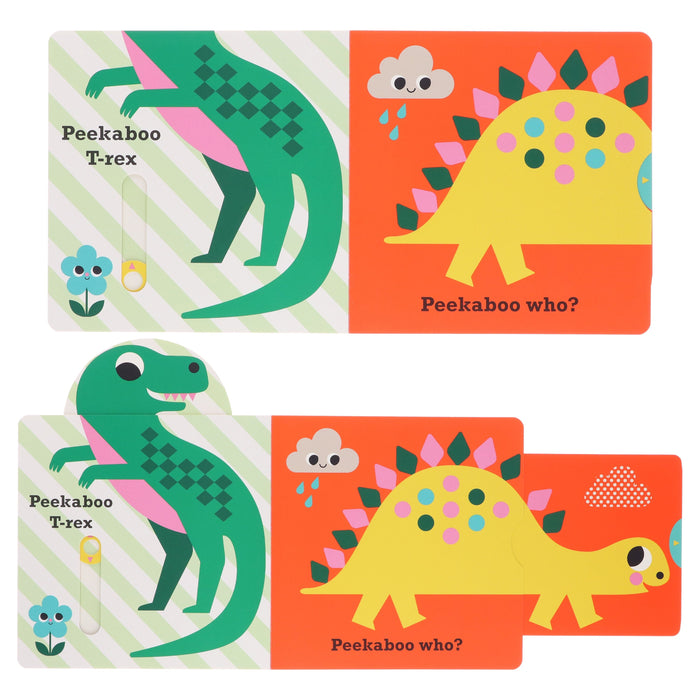 Peekaboo: Lion, Zoo, Bear & Dinosaur by Camilla Reid Illustrated 4 Books Collection Set - Ages 0-5 - Board Book 0-5 Nosy Crow Ltd