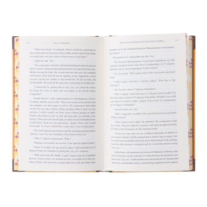 How to Win Friends and Influence People by Dale Carnegie With Sprayed Edges - Non Fiction - Hardback Non-Fiction Wilco Books