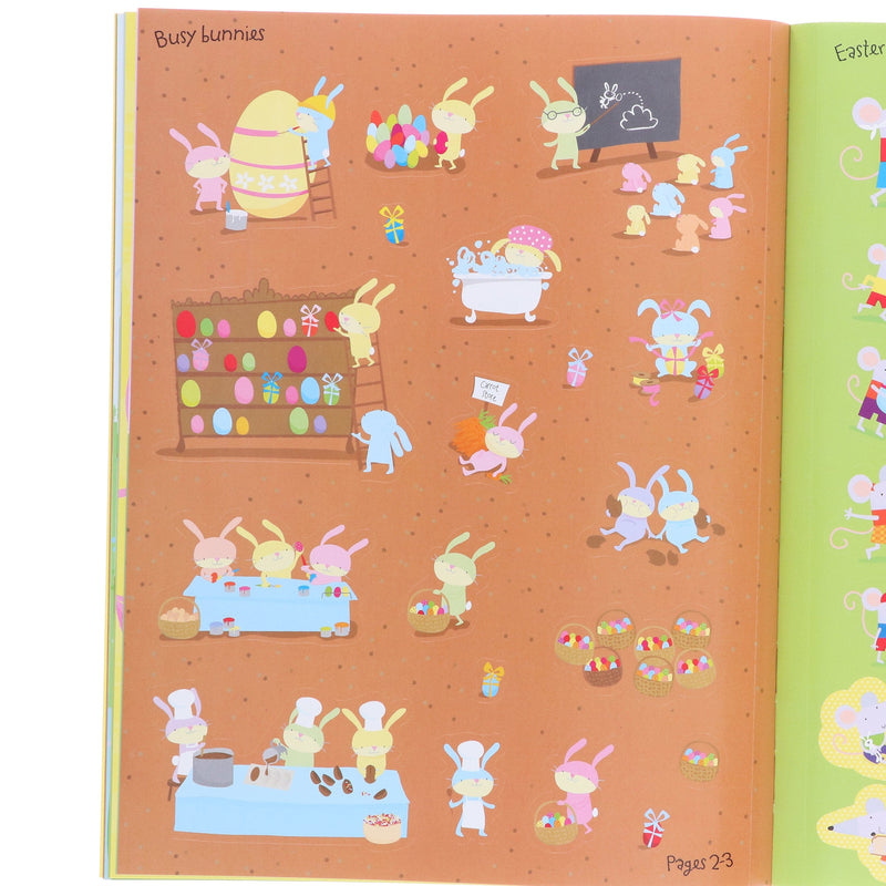 Usborne Easter Little First Stickers: 4 Picture Books Collection set - Ages 3+ - Paperback Non-Fiction Usborne Publishing Ltd