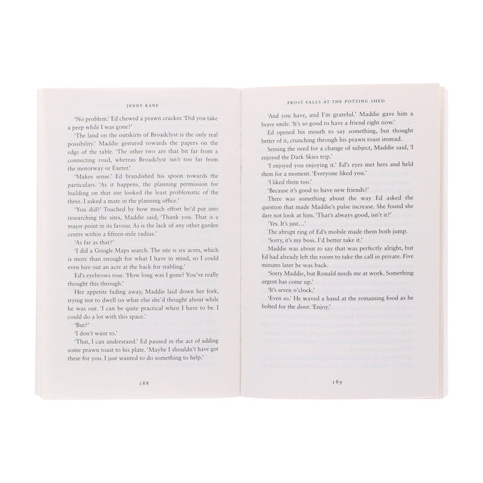 Frost Falls at The Potting Shed by Jenny Kane: An absolutely heart-warming and feel-good read to cosy up with in the cold! - Fiction - Paperback Fiction Bloomsbury Publishing