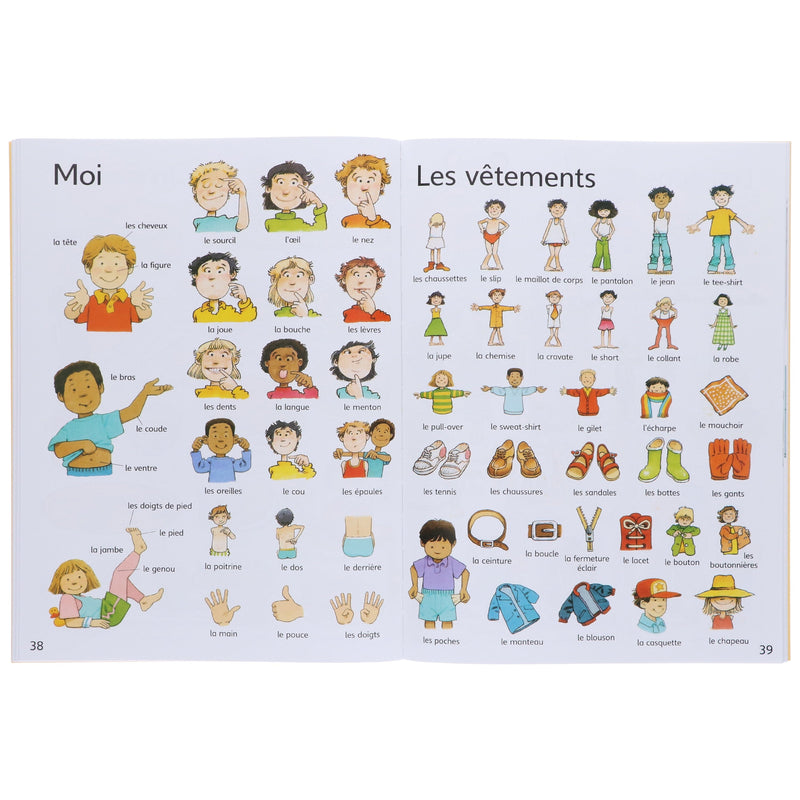 Usborne First Thousand Words In French: IIlustrated Children Book By Heather Amery - Ages 5+ - Paperback 5-7 Usborne Publishing Ltd