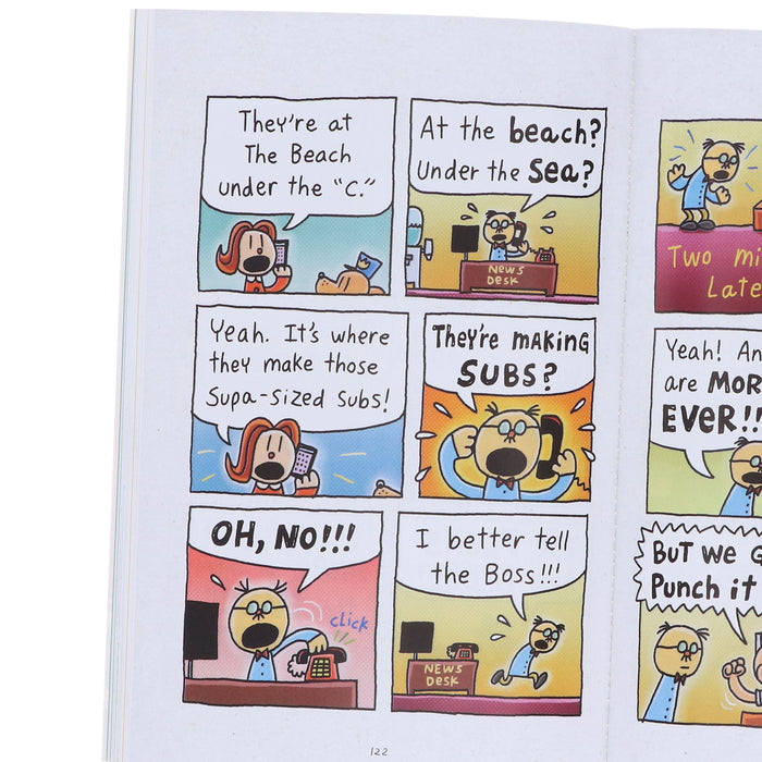 Dog Man 11: Twenty Thousand Fleas Under the Sea by Dav Pilkey - Ages 6-12 - Paperback Graphic Novels Scholastic