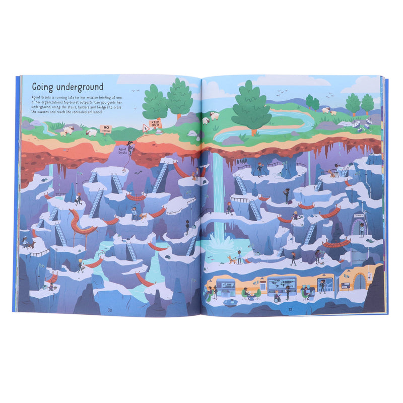 Usborne Mazes Series by Sam Smith 4 Books Collection Set - Ages 5+ - Paperback 5-7 Usborne Publishing Ltd