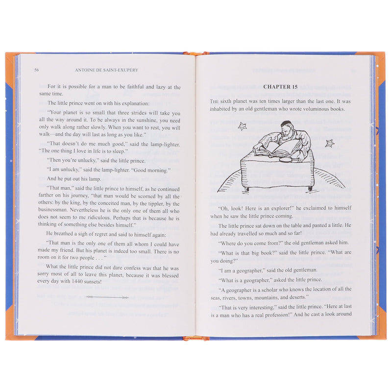 The Little Prince by Antoine De Saint Exupery - Fiction - Sprayed Edge Hardback Fiction Wilco Books