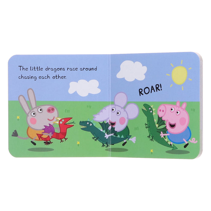 Peppa Pig Magical Creatures Little Library 4 Books Collection Mini Box Set - Ages 2-6 - Board Book 5-7 Penguin