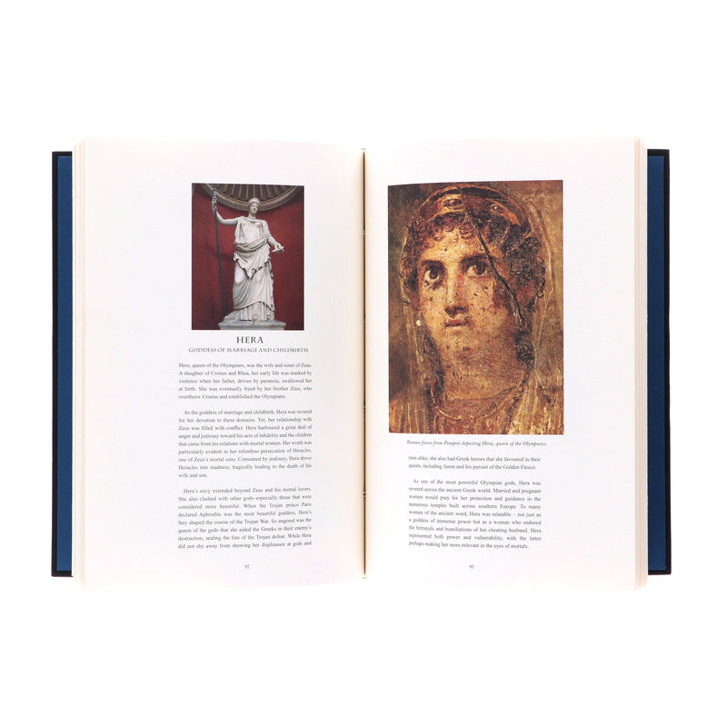 Greek Gods & Myths Illustrated: Classic Stories of Ancient Greece by Peter Mavrikis - Fiction - Chinese Bound Hardback Fiction Amber Books