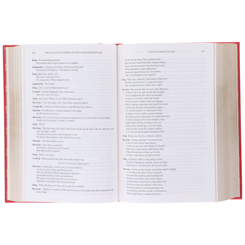 The Collected Works of William Shakespeare - Fiction - Leather Bound Hardback Fiction Wilco Books