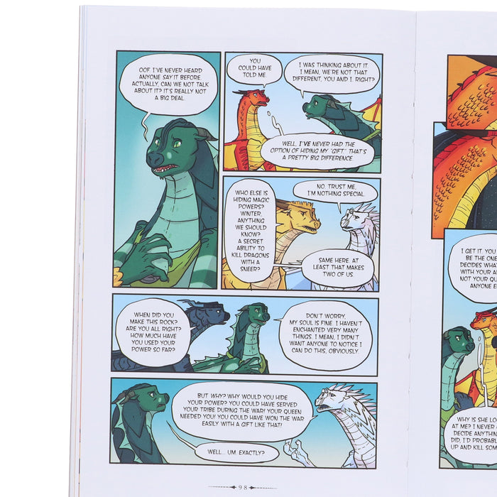 Wings of Fire The Graphix Novels By Tui T. Sutherland: 8 Books Collection Set - Ages 8-12 - Paperback 9-14 Scholastic