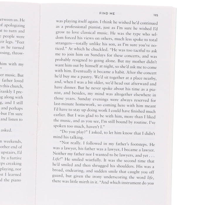 Find Me by André Aciman - Fiction - Paperback Fiction Faber & Faber