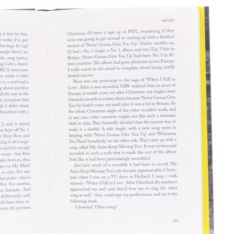 Never: The Autobiography By Rick Astley - Non Fiction - Hardback Non-Fiction Macmillan