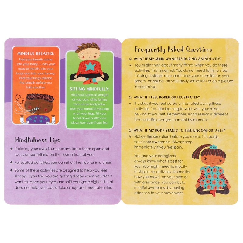 Mindful Kids: 50 Mindfulness Activities for Kindness, Focus and Calm by Whitney Stewart - Ages 4+ - Activity Card 3-5 Barefoot Books Ltd