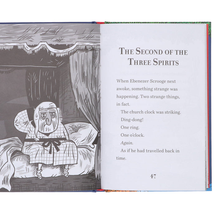Charles Dickens: A Christmas Carol (Easy Classics): The Charles Dickens Children's Collection - Ages 7+ - Hardback 7-9 Sweet Cherry Publishing