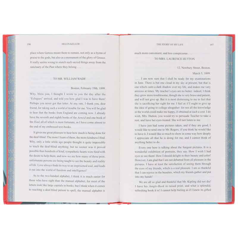 Story of My Life by Helen Keller (Wilco Classics) - Fiction - Sprayed Edge Hardback Fiction Wilco Books