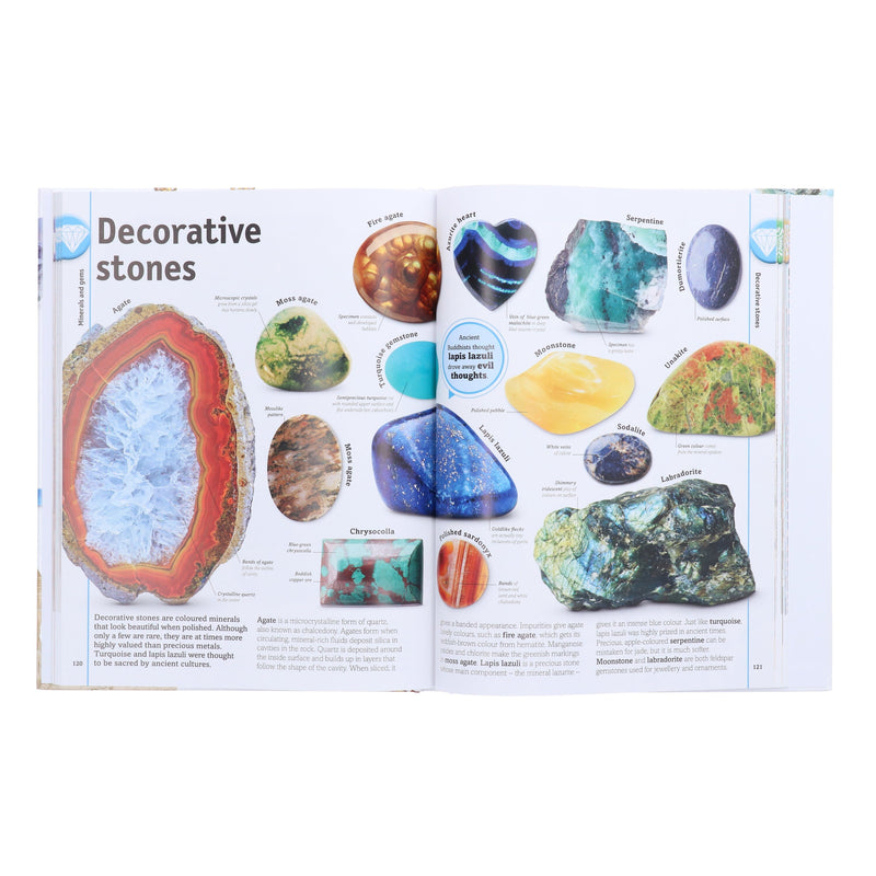 Our World in Pictures: The Rock and Gem Book by Clive Gifford & Dan Green - Ages 9-12 - Hardback 9-14 DK