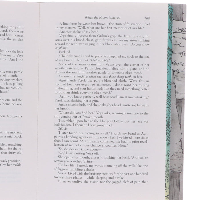 When the Moon Hatched Deluxe Collector's Edition by Sarah A. Parker (The Moonfall Series, Book 1) - Fiction - Hardback Fiction HarperCollins Publishers