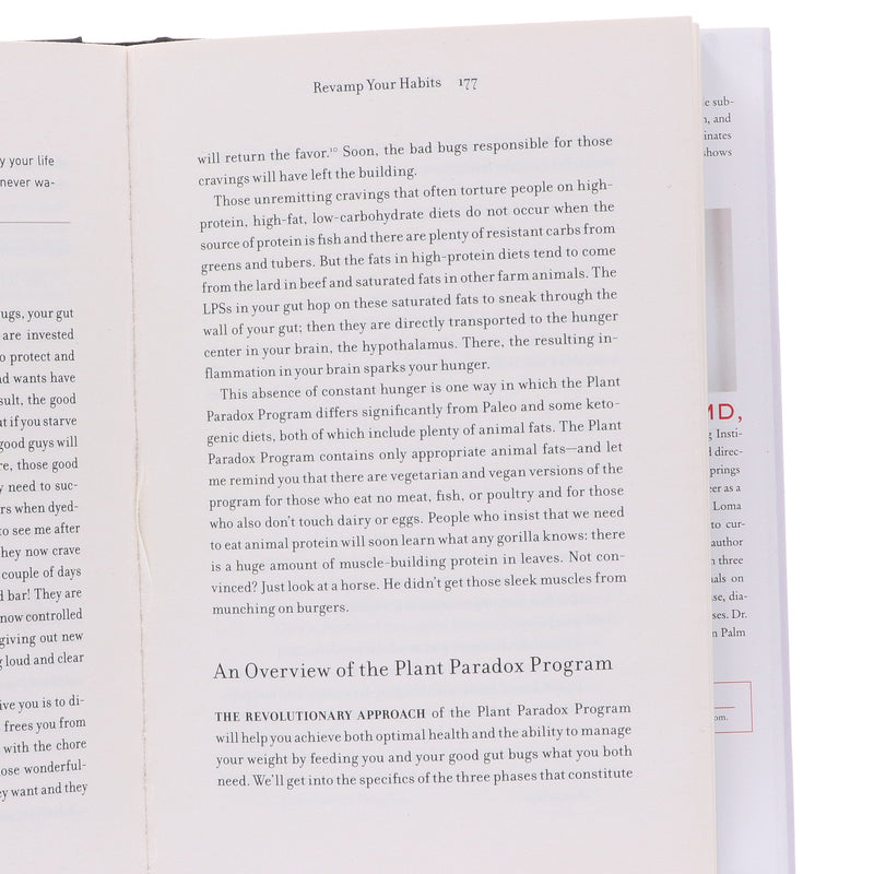 The Plant Paradox & Plant Paradox Quick and Easy: By Dr. Steven R Gundry, MD 2 Books Collection Set - Non Fiction - Hardback/Paperback B2D DEALS HarperCollins Publishers