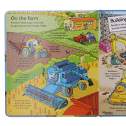 Usborne Lift-The-Flap Look Inside Things That Go by Rob Lloyd Jones - Ages 5+ - Board Book 5-7 Usborne Publishing Ltd